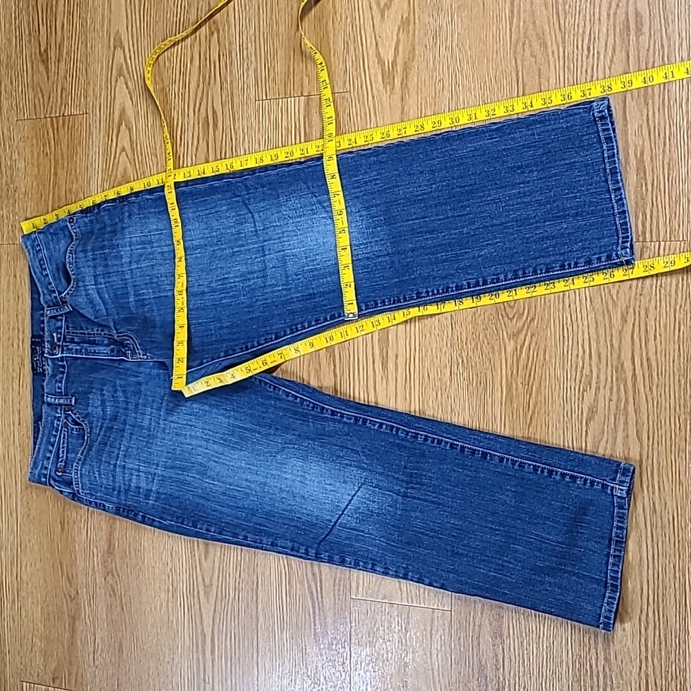 LUCKY BRAND 33x27 429 CLASSIC STRAIGHT PREOWNED MENS STRECH DENIM BLUE JEANS